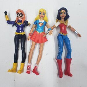 Batgirl Supergirl Wonder Woman 6 Inch DC Comics Super Hero Girls Action Figures